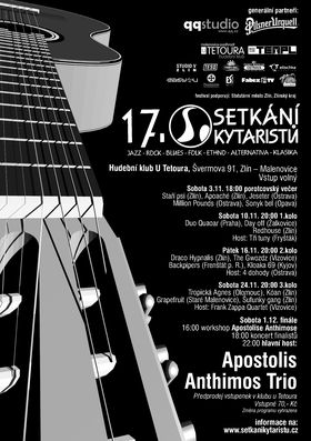 Plakát 17. Setkání kytaristů ZLÍN